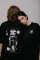 Oversized T-shirt х steve_coccodrillo Cynocephaly in Black
