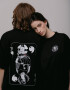 Oversized T-shirt х steve_coccodrillo Cynocephaly in Black