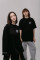 Oversized Long Sleeve T-shirt х steve_coccodrillo Cynocephaly in Black #4