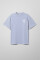 Oversized T-shirt ARSC With White Logo 7х7cm in Light Blue #2