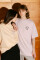 Oversized T-shirt ARSC With Black Logo 7x7cm in Light Lilac #3