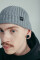 Coarse Knitted Beanie Fisherman in Gray  #2