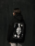 Oversized Hoodie х steve_coccodrillo Queen in Black