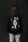 Oversized Long Sleeve T-shirt х steve_coccodrillo Kostiy in Black #10