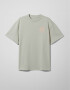 Oversized T-shirt ARSC With Peach Logo 7x7cm in Light Olive