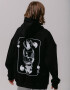 Oversized Hoodie х steve_coccodrillo Jack in Black