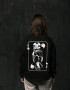 Oversized Sweatshirt х steve_coccodrillo Cynocephaly in Black