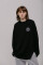 Oversized Long Sleeve T-shirt х steve_coccodrillo Kostiy in Black #6