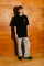 Oversized T-shirt ARSC With White Logo 7х7сm in Black #2