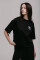 Oversized T-shirt х steve_coccodrillo Zmiivna in Black