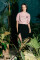 Oversized T-shirt Rose Bomb x Nataliya Silver in Light Pink #2