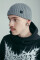 Coarse Knitted Beanie Fisherman in Gray  #1