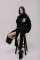 Oversized Hoodie х steve_coccodrillo Cynocephaly in Black #9