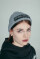 Coarse Knitted Beanie Fisherman Beyond Good And Evil in Gray 