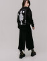 Oversized Sweatshirt х steve_coccodrillo Zmiivna in Black