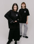 Oversized Long Sleeve T-shirt х steve_coccodrillo King in Black