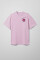 Oversized T-shirt Rose Bomb x Nataliya Silver in Light Pink #5