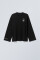 Oversized Long Sleeve T-shirt х steve_coccodrillo Jack in Black #6