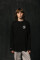 Oversized Long Sleeve T-shirt х steve_coccodrillo King in Black #3
