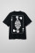 Oversized T-shirt х steve_coccodrillo Queen in Black #4