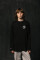 Oversized Long Sleeve T-shirt х steve_coccodrillo Queen in Black #4