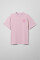 Oversized T-shirt ARSC With Pink Logo 7x7cm in Light Pink #2