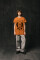 Oversized Sleeveless T-shirt Take Care Of Your Time in Cooper #2