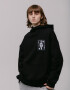 Oversized Hoodie х steve_coccodrillo Kostiy in Black