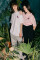 Oversized T-shirt Rose Bomb x Nataliya Silver in Light Pink #4