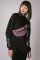 Knitted Bum Bag Banana in Violet #2