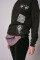 Knitted Bum Bag Banana in Violet #4