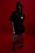 Oversized T-shirt ARSC with Mirror Logo 7x7cm in Black #3
