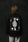 Oversized Long Sleeve T-shirt х steve_coccodrillo Zmiivna in Black #4