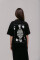 Oversized T-shirt х steve_coccodrillo Queen in Black
