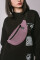 Knitted Bum Bag Banana in Violet #1