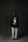 Oversized Long Sleeve T-shirt х steve_coccodrillo Queen in Black #2