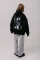 Oversized Hoodie х steve_coccodrillo Jack in Black #2