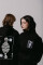 Oversized Hoodie х steve_coccodrillo Zmiivna in Black