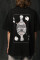 Oversized T-shirt х steve_coccodrillo Kostiy in Black #4
