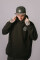Superoversized hoodie ARSC with white logo 7x7cm in black #6
