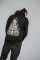 Oversized Hoodie Burnbabyburn in Black #7
