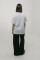 Basic Oversized T-shirt Spirit Rude in Ivory #6