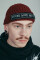 Coarse Knitted Beanie Fisherman Beyond Good and Evil in Burgundy #1