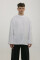 Basic Oversized Long Sleeve T-shirt Spirit Rude in Ivory #3