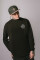 Oversized sweatshirt ARSC with white logo 30х30сm in black #2