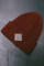 Coarse Knitted Beanie Hill in Burgundy