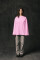 Basic Oversized Long Sleeve T-shirt Spirit Rude in Light Pink #3