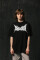 Oversized T-shirt Thorny in Deep Black