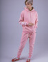 Tapered Joggers Eyes Logo in Pink