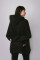 Superoversized hoodie ARSC with pink logo 7x7cm in black #2